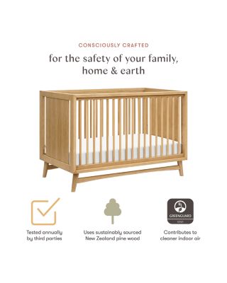 Peggy 3-in-1 Convertible Crib with Toddler Bed Conversion Kit