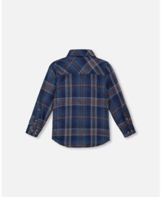 Boys' Long Sleeve Flannel Shirt - Little Kid