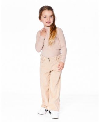 Girls' Wide Leg Corduroy Pants - Little Kid