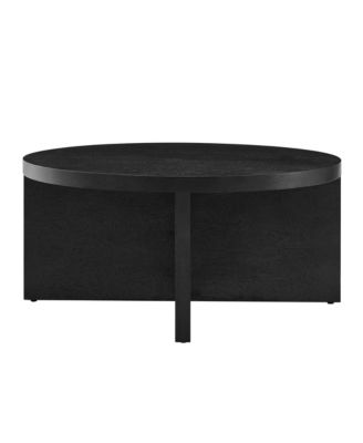 Silas Round Wood Coffee Table