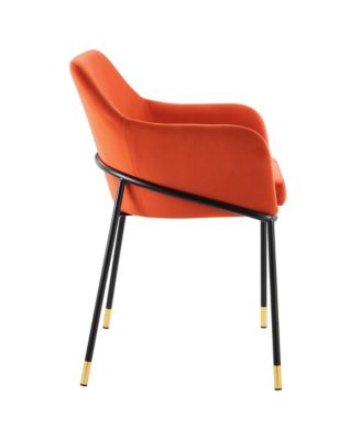 Jovi Performance Velvet Dining Armchair, Set of 2