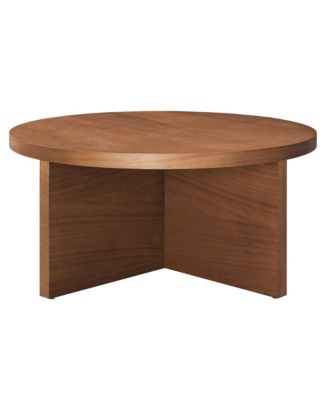 Silas Round Wood Coffee Table