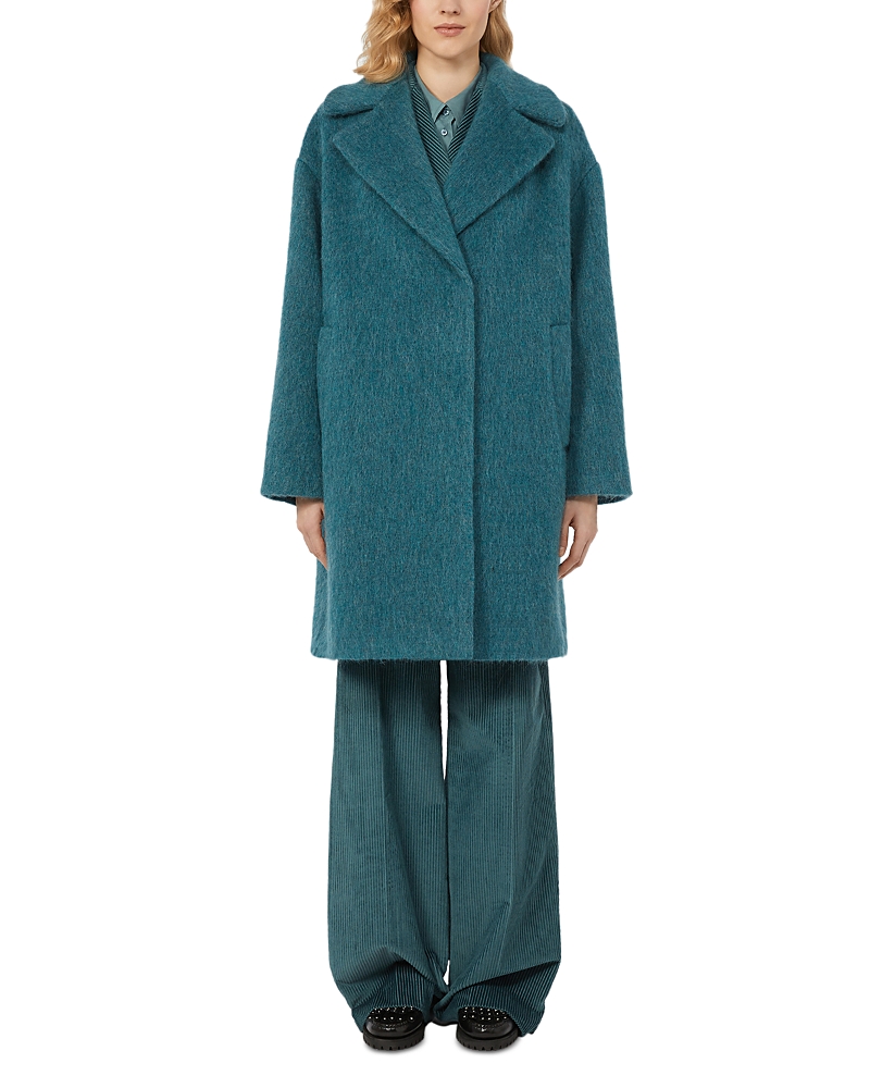 Weekend Max Mara Weekend 2 Rada Wool Blend Coat In Blue