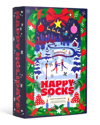 Advent Calendar Crew Socks Gift Set, Pack of 24