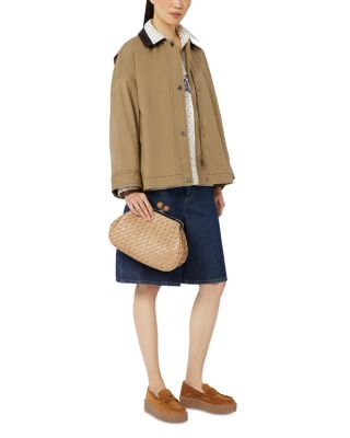 Medium Woven Leather Pasticcino Bag