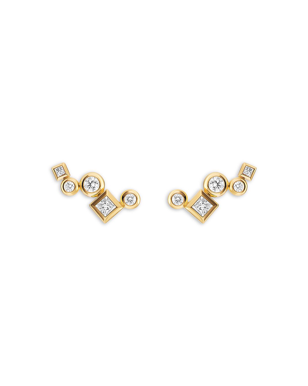 Petite Modern Renaissance Climber Earrings