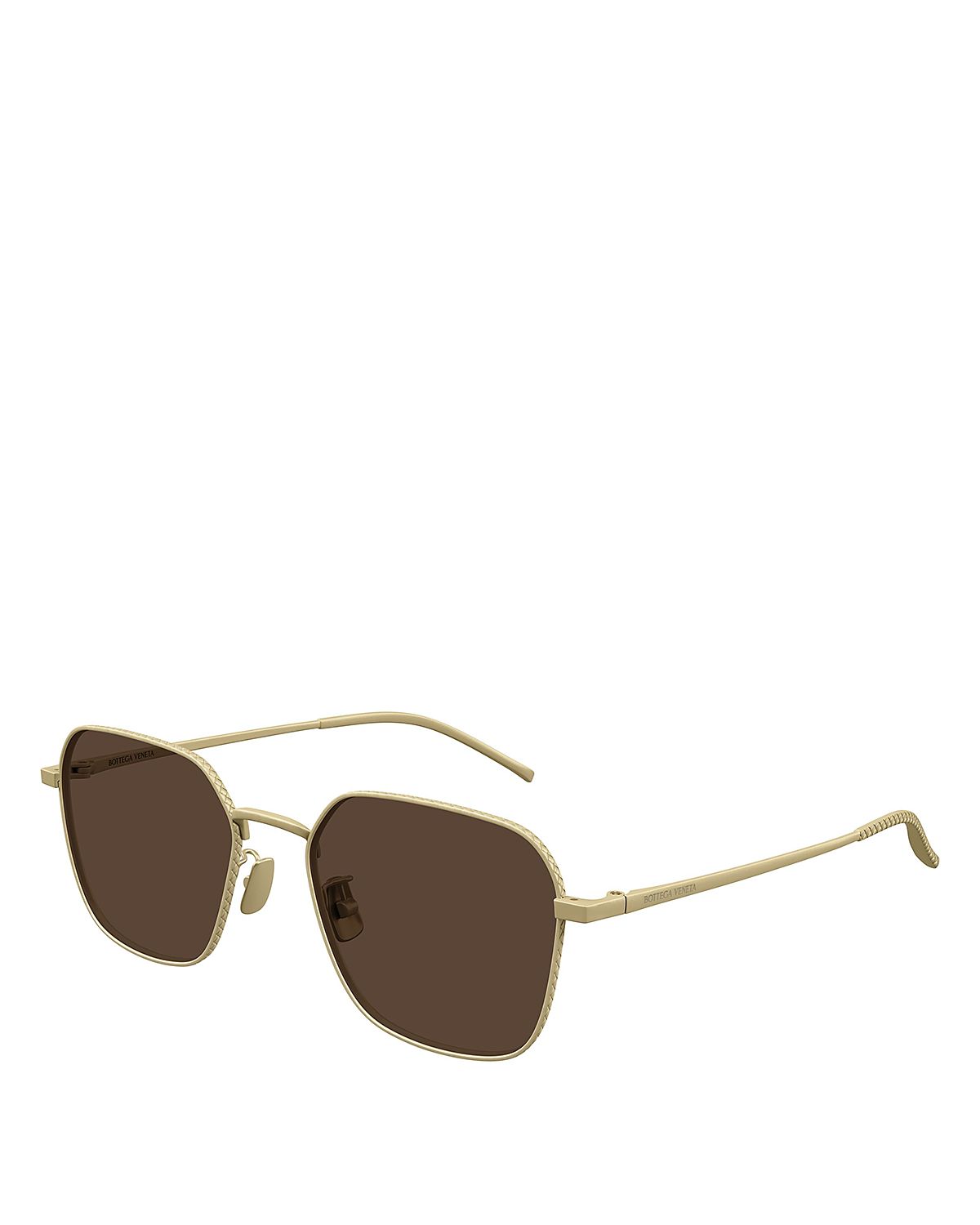 Bottega Veneta Square Sunglasses, 55mm