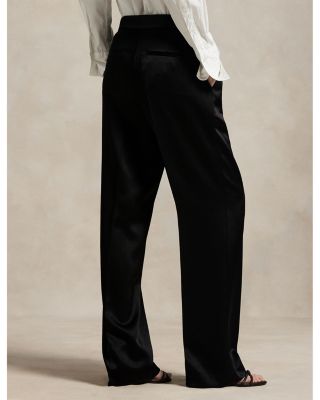 Satin Relaxed Straight Pant