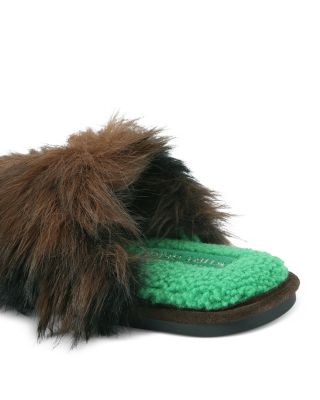 Women's Faux Fur Kensington Slippers