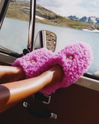 Women's Faux Fur Kensington Slippers