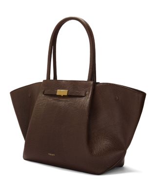 New York Embossed Leather Tote