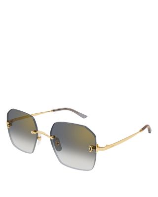 Geometric Sunglasses, 55mm