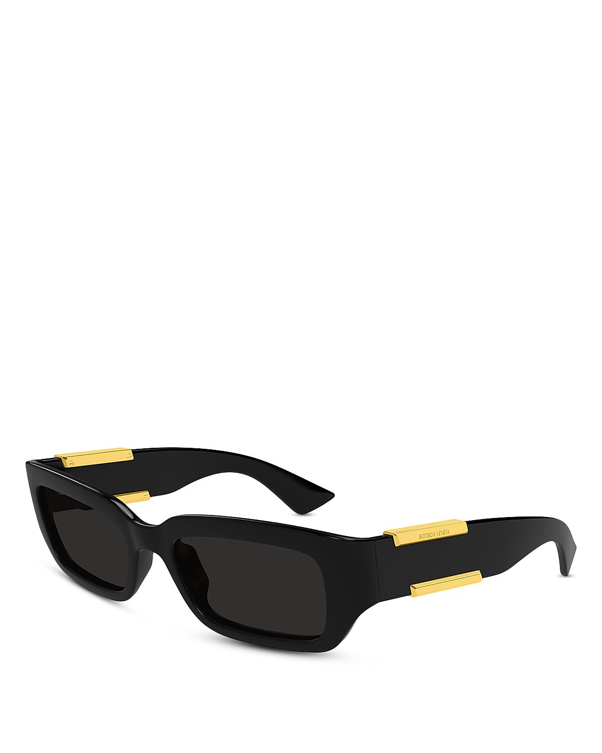 Bottega Veneta Rectangular Sunglasses, 53mm