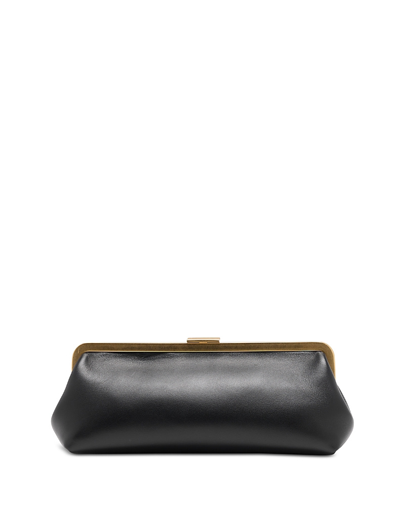 Proenza Schouler Armory Leather Clutch In Black