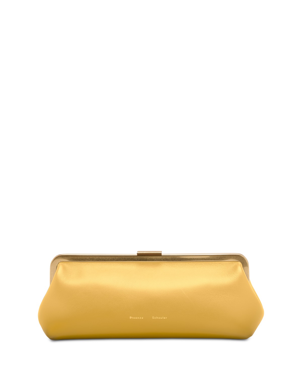 Proenza Schouler Armory Leather Clutch in Birch
