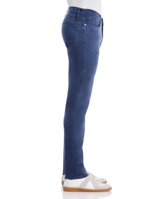 L'Homme Slim Brushed Twill Pants in Dark Blue