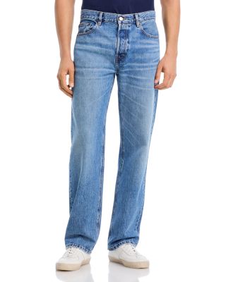 Relaxed Fit Straight Leg Jeans in Collegiate