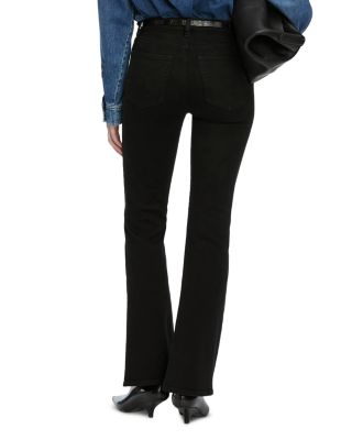 The Icon High Rise Flare Jeans in Black