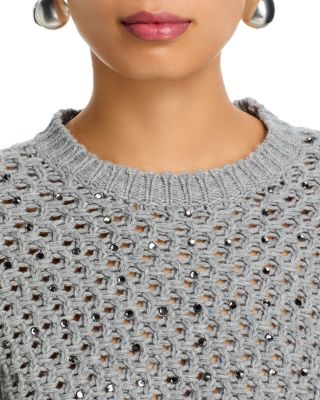 Wool Blend Crewneck Sweater