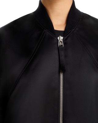 Satin Bomber Jacket