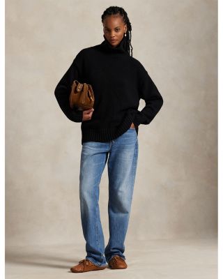 Wool Cashmere Turtleneck Sweater