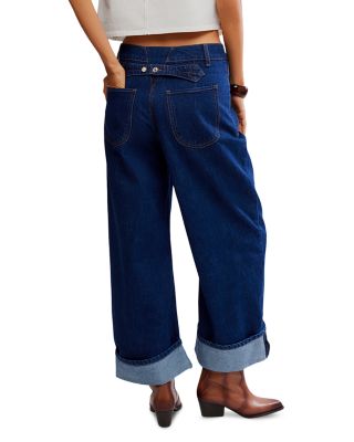 Alia High Rise Wide Leg Jeans in Hawthorne