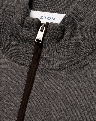 Merino Quarter Zip Knit Sweater