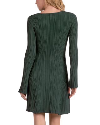Ribbed Knit Mini Dress