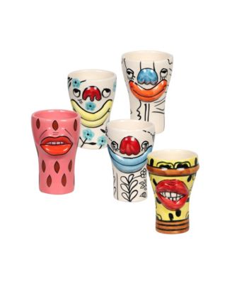 Velma Collection - Set of all 5 Ceramic Glasses
