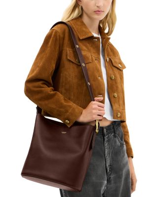 Bleecker Leather Bucket Bag