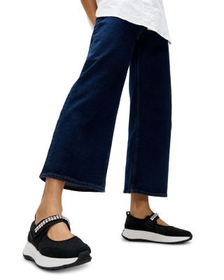 Women's F-MODE Flow Embellished Mary Jane Sneakers