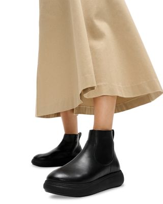 Women's iQ-Comff Leather Zip Ankle Boots