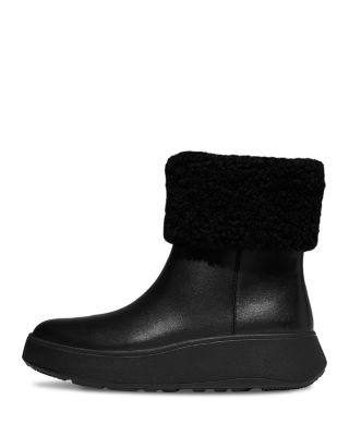 Women's F-MODE Shearling Collar Boots