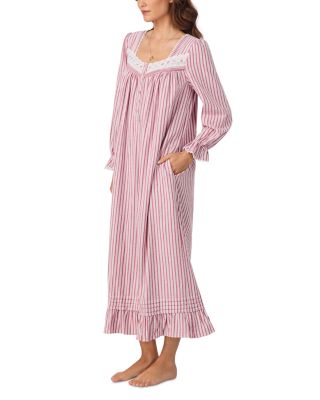 Long Sleeve Cotton Flannel Ballet Nightgown