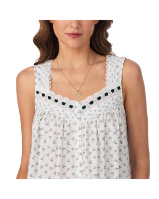 The "Eileen" Cotton Lawn Sleeveless Ballet Nightgown