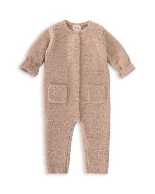 Unisex Fuzzy Long Sleeve Jumpsuit - Baby