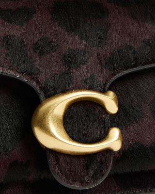 Tabby Shoulder Bag 20 in Leopard Print Calf Hair