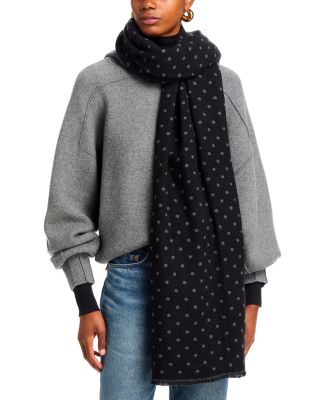 Polka Dot Woven Scarf - Exclusive
