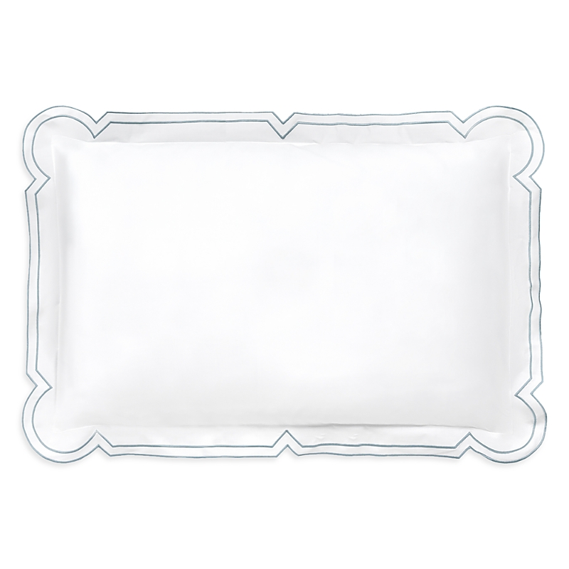 Dea Luxury Linens Artemide Embroidery King Sham In White