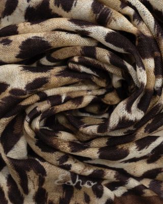 Leopard Print Wrap Scarf