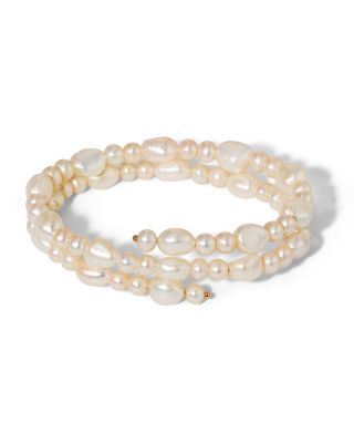 Poppy Cultured Freshwater Pearl Triple Wrap Bracelet
