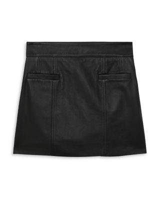Leather Mini Skirt
