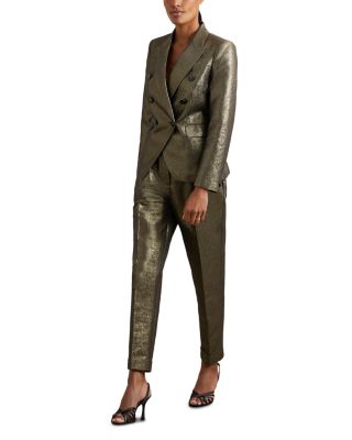 Petites Sparkle Tapered Pants