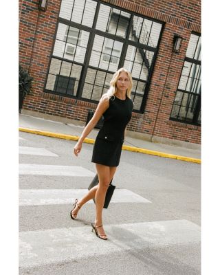 Azra Twill Sleeveless Dress