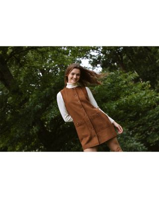 Laney Faux Suede Mini Dress