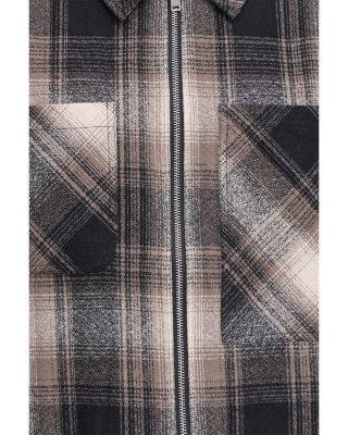 Rikki Plaid Zip Shirt