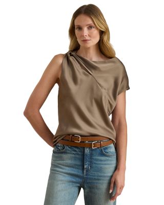 Charmeuse Asymmetrical Blouse