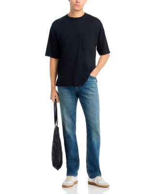 L'Homme Modern Straight Fit Jeans in Textbook