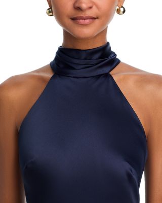 Sleeveless Satin Gown - 100% Exclusive