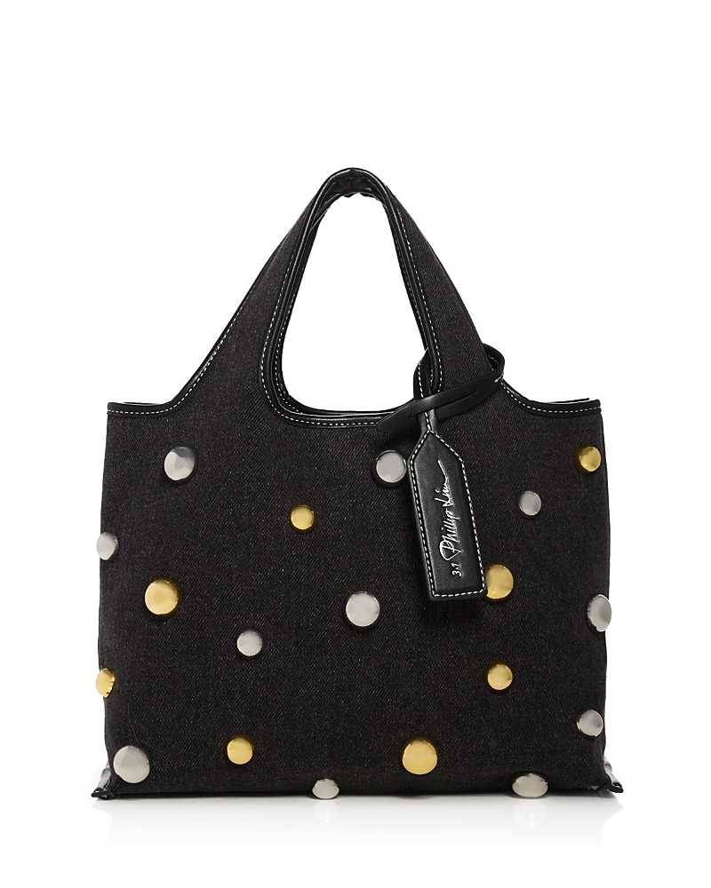 3.1 Phillip Lim Mini Studded Denim Tote Bag